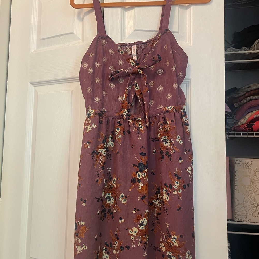 Xhilaration Floral Mini Dress, M